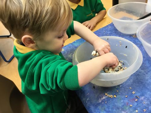 Making bird feeders